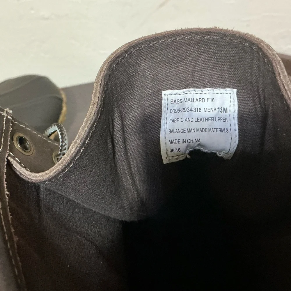 G.H. Bass & Co. Men's Duck Boots - Olive and Tan